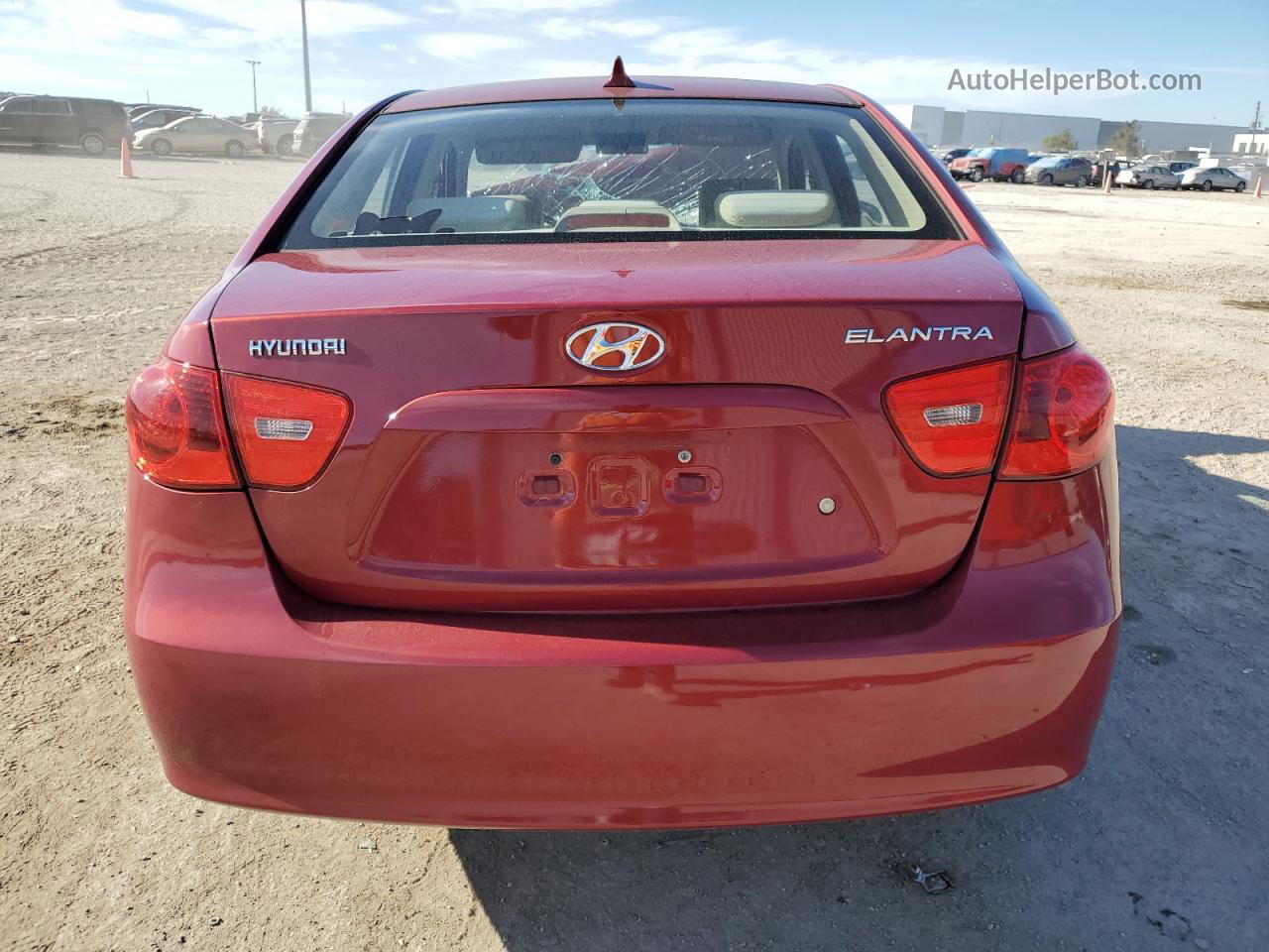 2010 Hyundai Elantra Blue Red vin: KMHDU4AD7AU114078