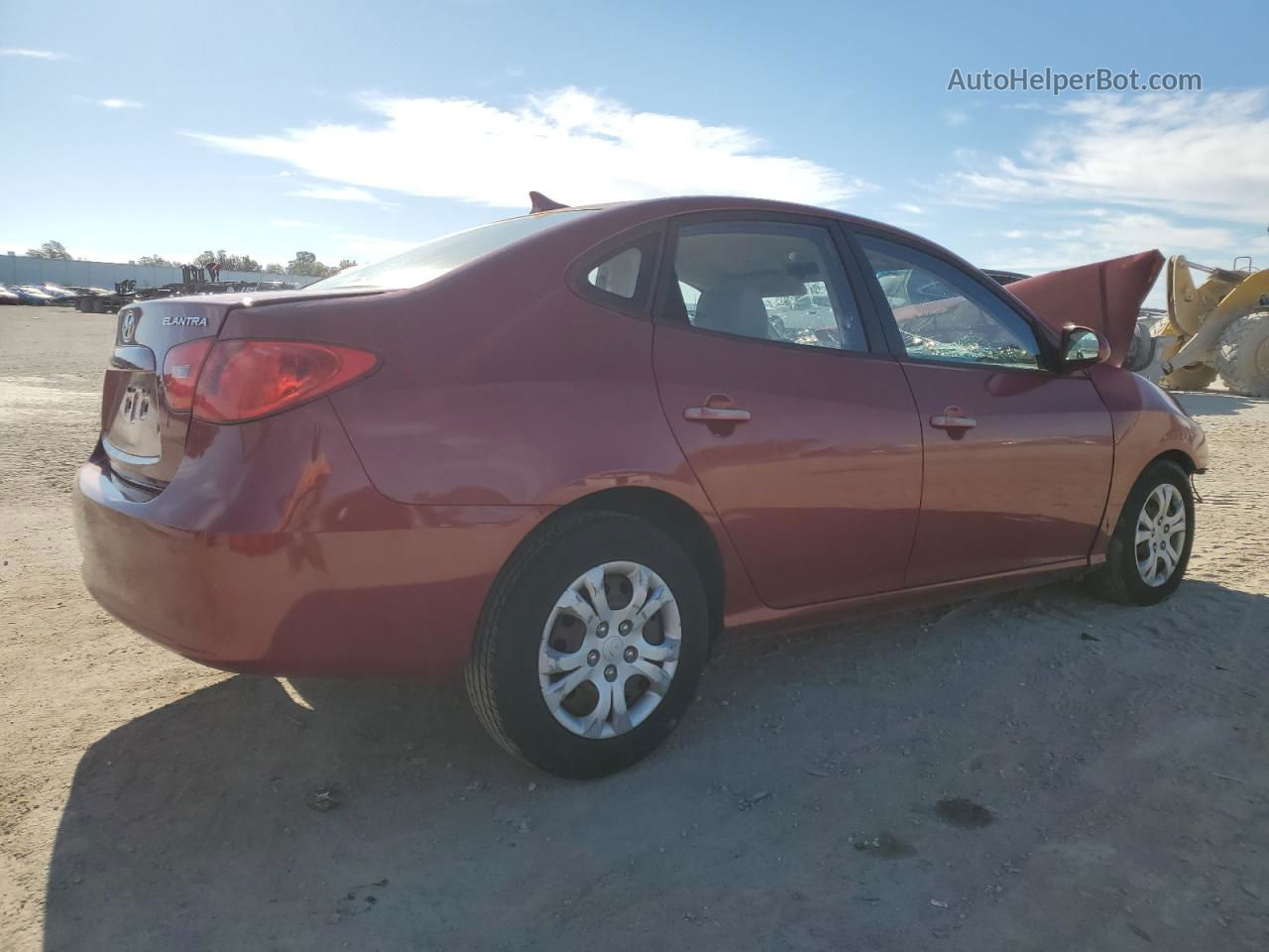 2010 Hyundai Elantra Blue Red vin: KMHDU4AD7AU114078