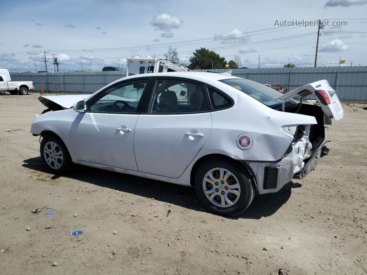 2010 Hyundai Elantra Blue Белый vin: KMHDU4AD7AU122410