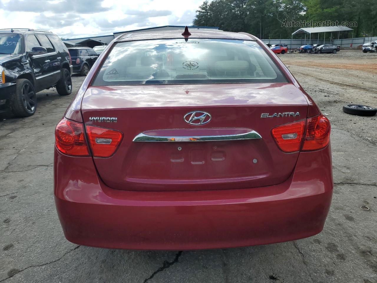 2010 Hyundai Elantra Blue Red vin: KMHDU4AD7AU124545