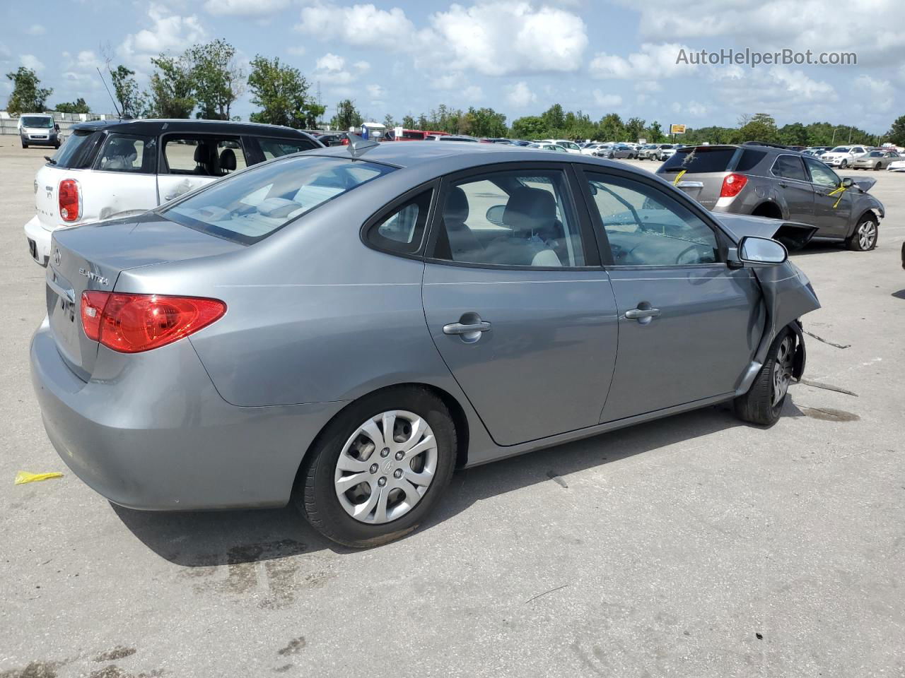 2010 Hyundai Elantra Blue Gray vin: KMHDU4AD7AU181778