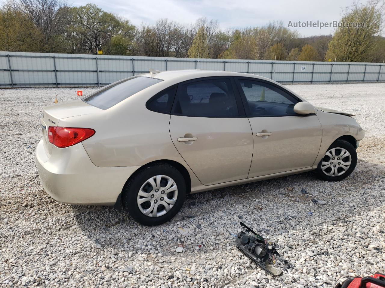 2010 Hyundai Elantra Blue Tan vin: KMHDU4AD7AU199939