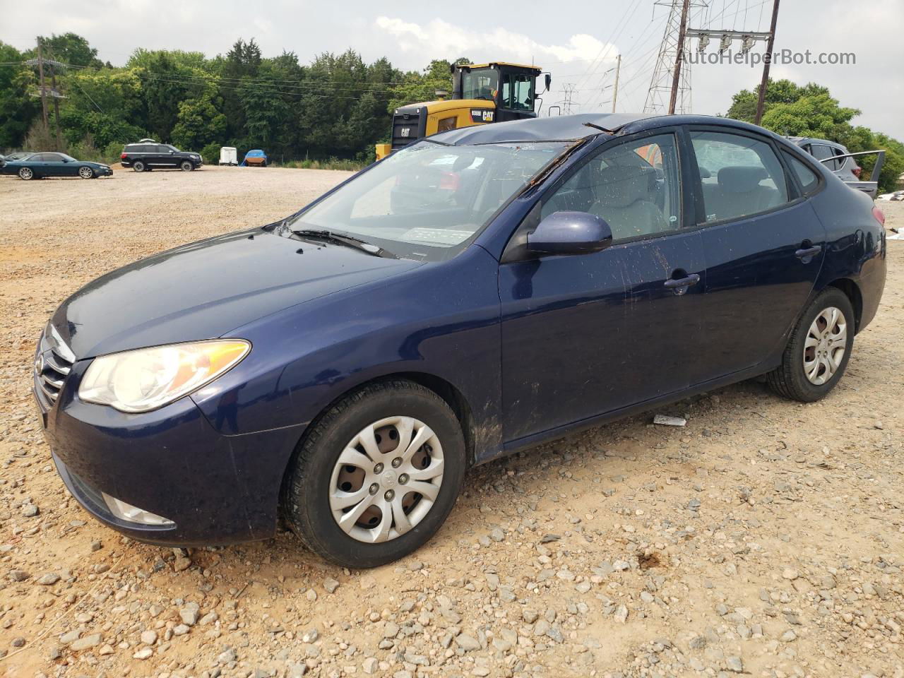 2010 Hyundai Elantra Blue Blue vin: KMHDU4AD7AU834237