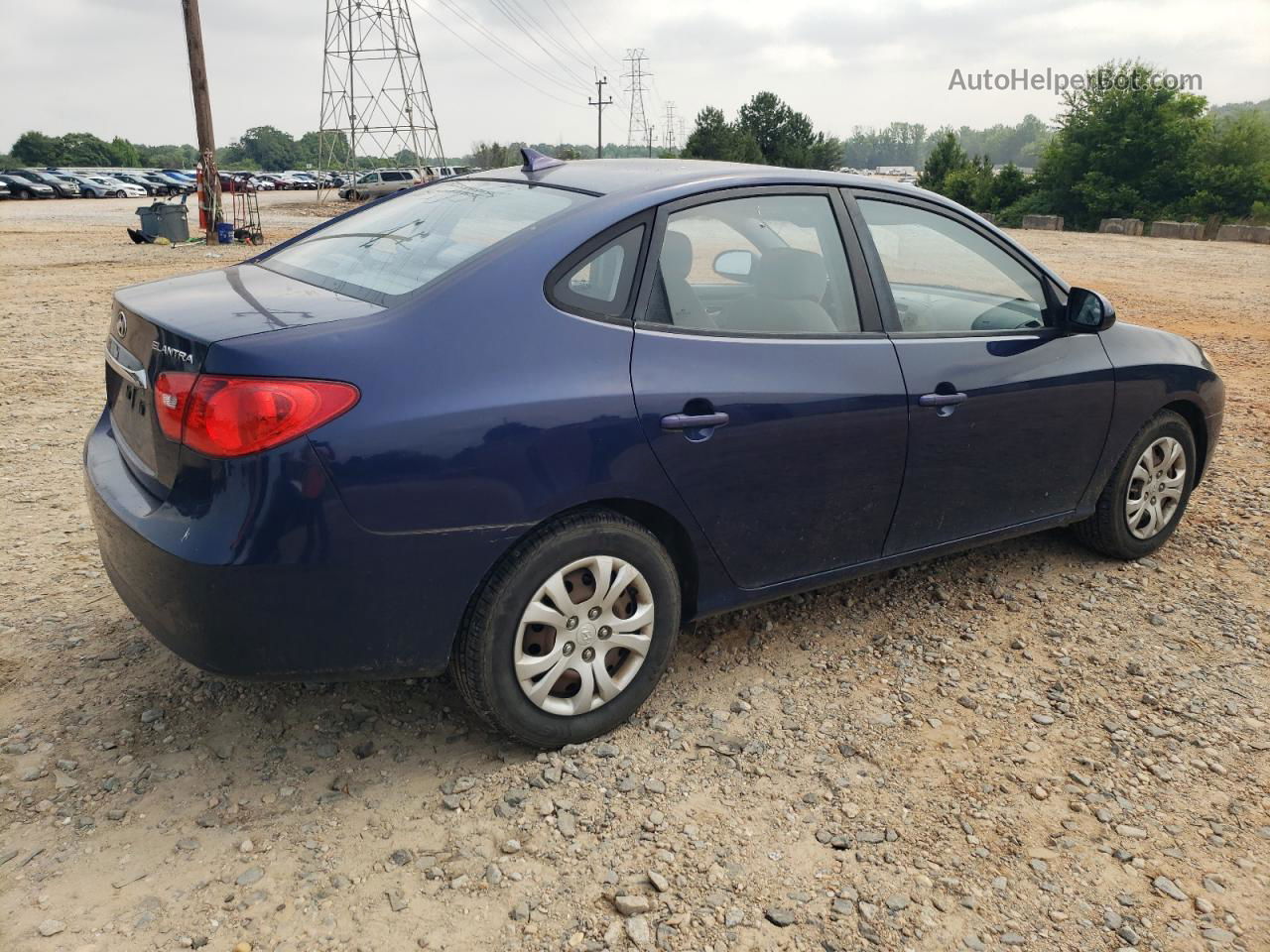 2010 Hyundai Elantra Blue Blue vin: KMHDU4AD7AU834237