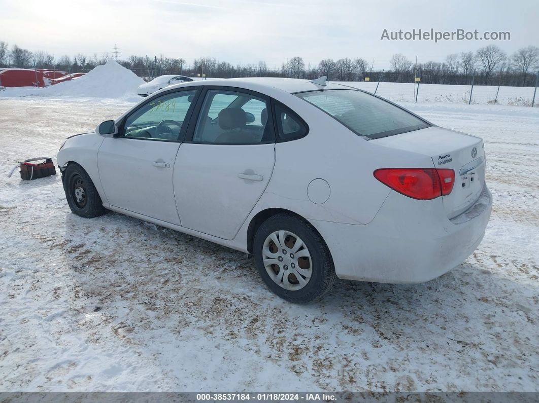 2010 Hyundai Elantra Gls White vin: KMHDU4AD7AU838014