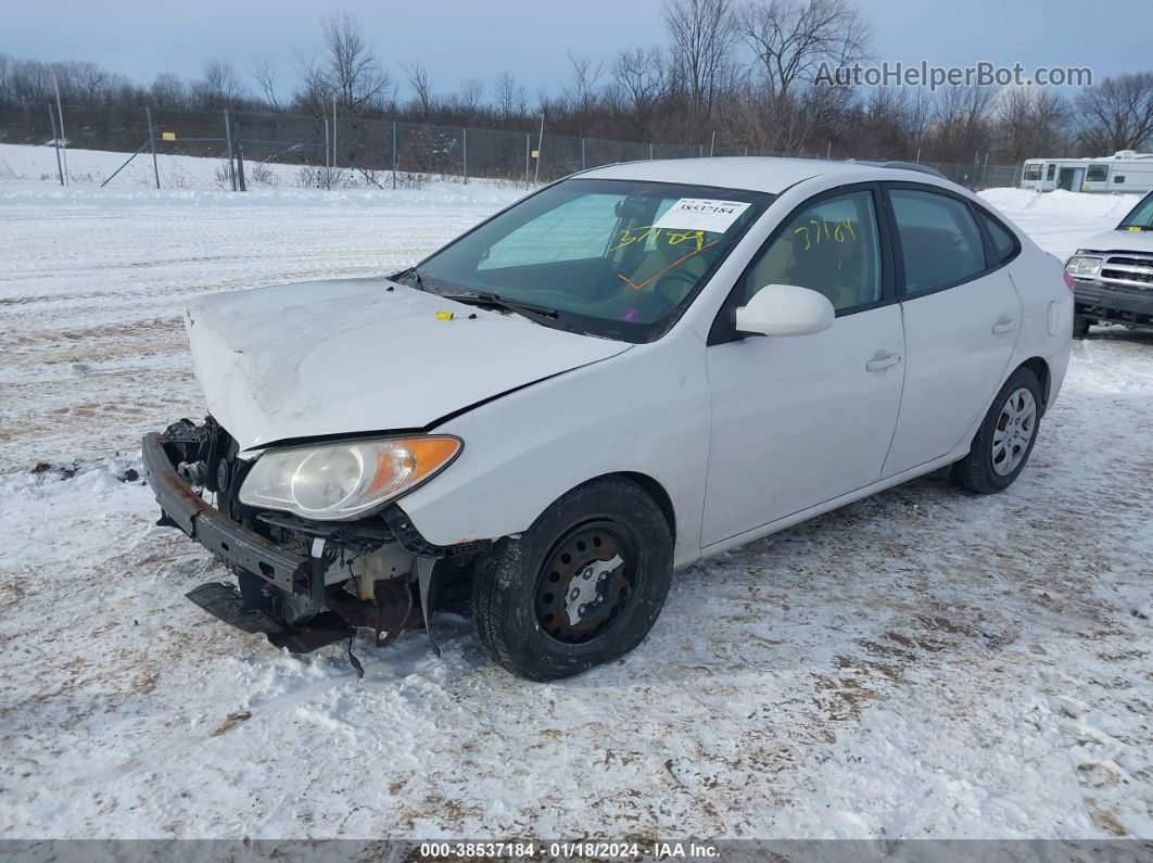 2010 Hyundai Elantra Gls White vin: KMHDU4AD7AU838014