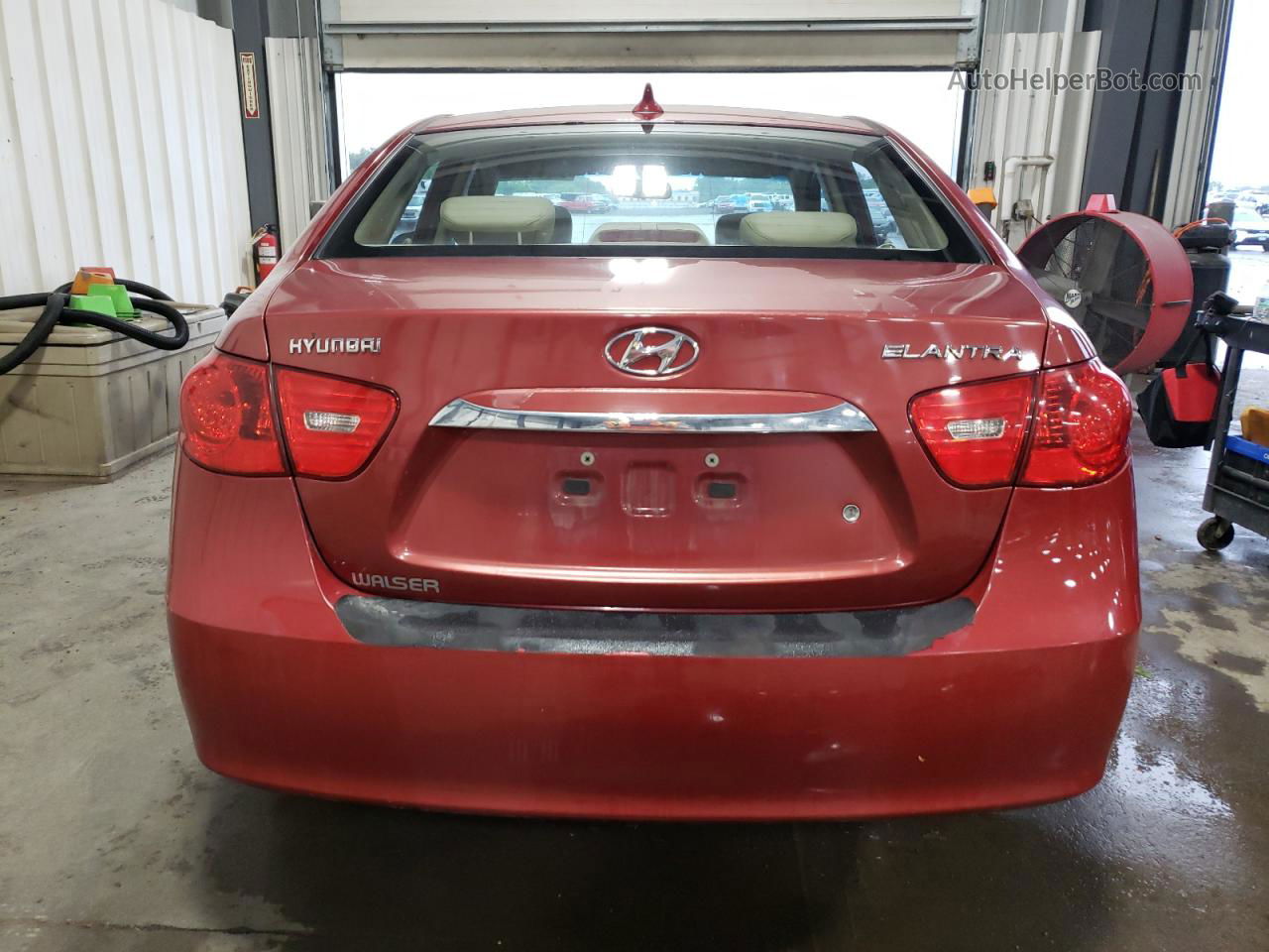 2010 Hyundai Elantra Blue Red vin: KMHDU4AD7AU842595