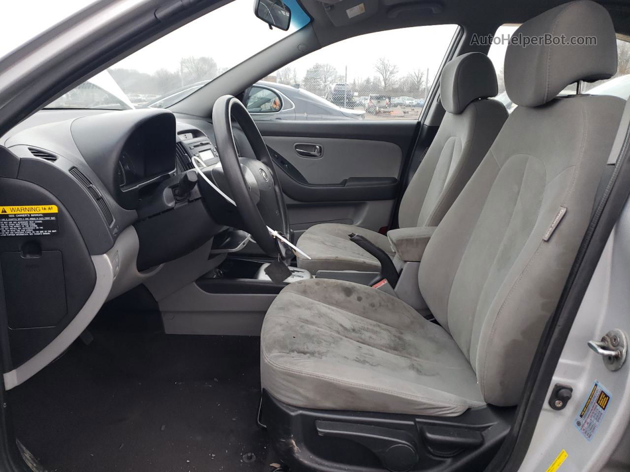 2010 Hyundai Elantra Blue Серебряный vin: KMHDU4AD7AU854312