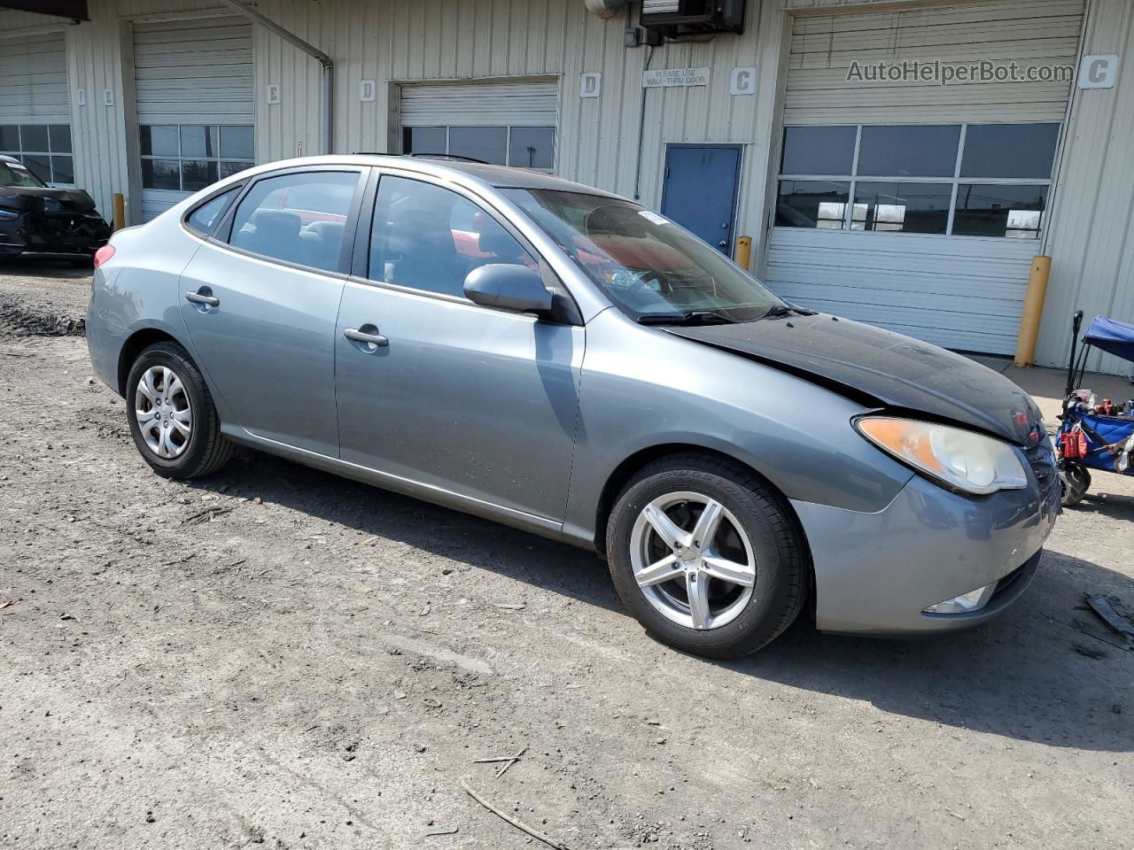 2010 Hyundai Elantra Blue Gray vin: KMHDU4AD7AU860045