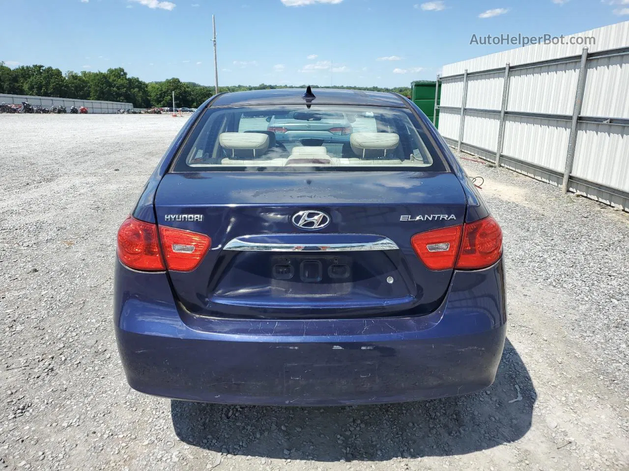 2010 Hyundai Elantra Blue Blue vin: KMHDU4AD7AU886483