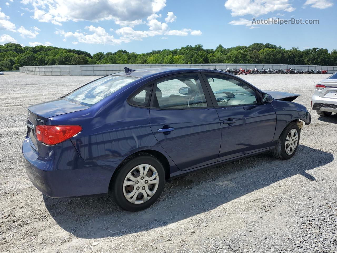 2010 Hyundai Elantra Blue Blue vin: KMHDU4AD7AU886483