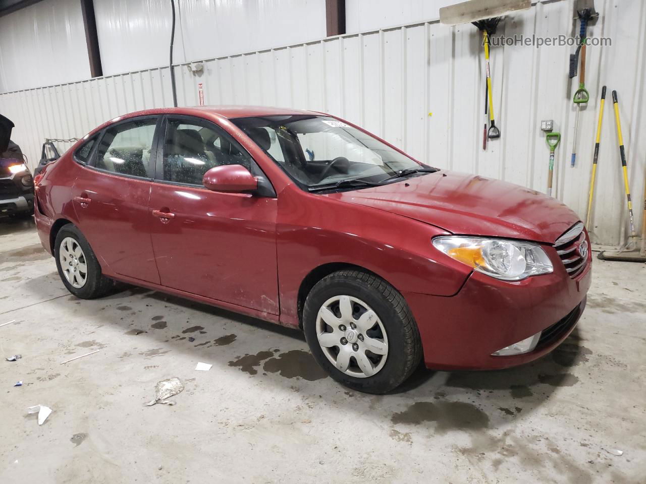 2010 Hyundai Elantra Blue Burgundy vin: KMHDU4AD7AU906621