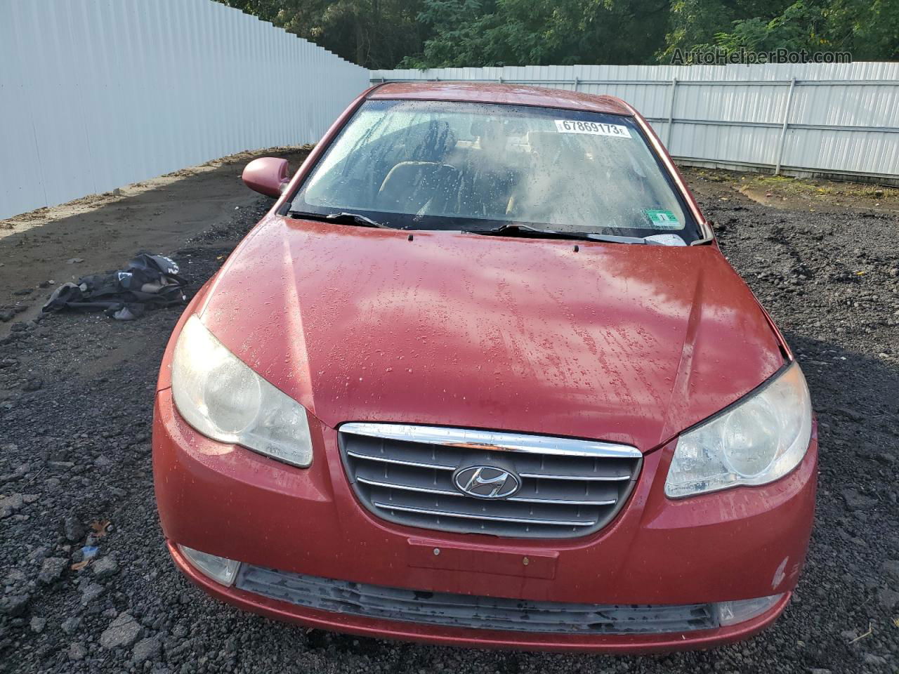 2010 Hyundai Elantra Blue Red vin: KMHDU4AD7AU919420