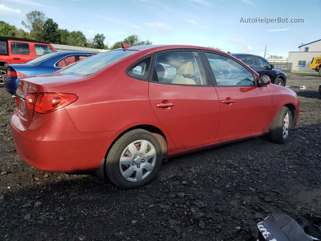 2010 Hyundai Elantra Blue Red vin: KMHDU4AD7AU919420