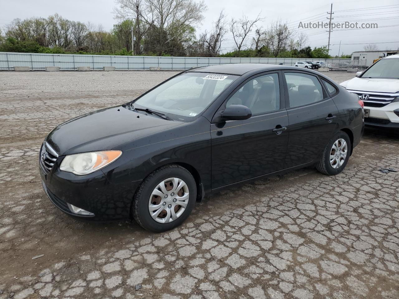 2010 Hyundai Elantra Blue Черный vin: KMHDU4AD7AU927159