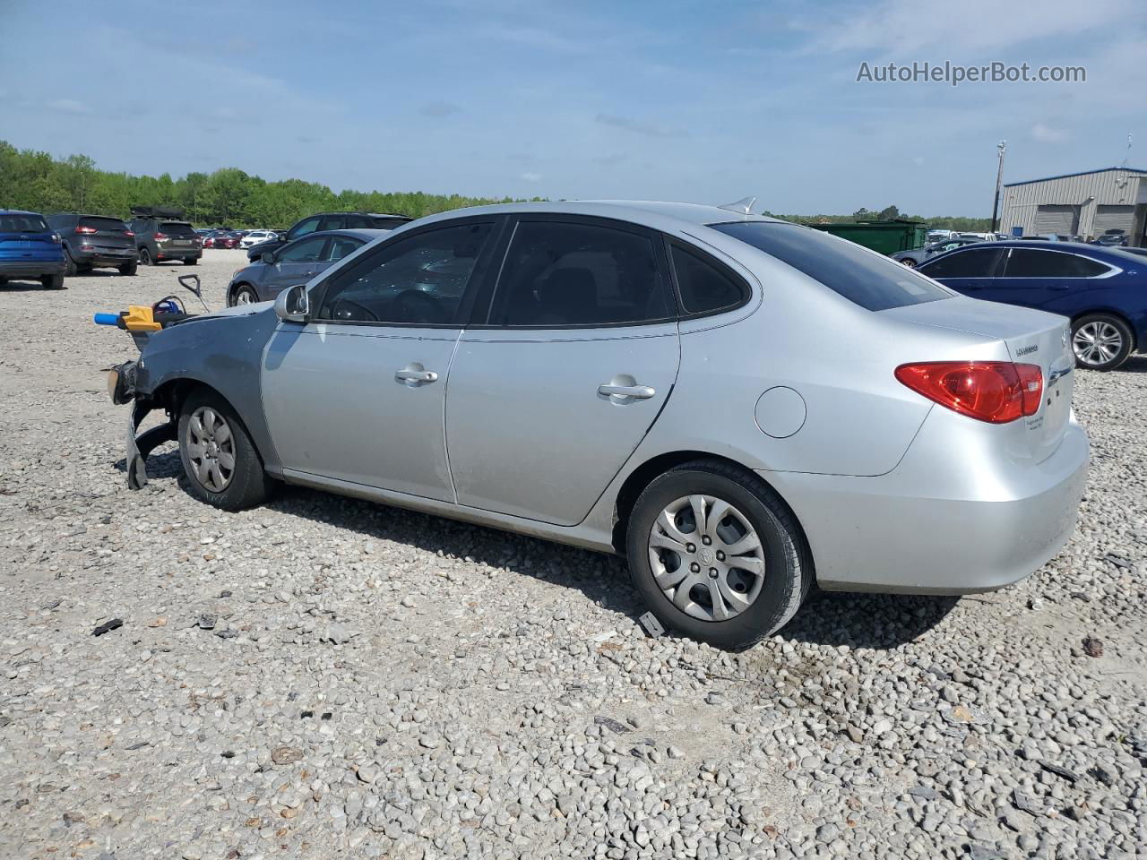 2010 Hyundai Elantra Blue Silver vin: KMHDU4AD7AU990875