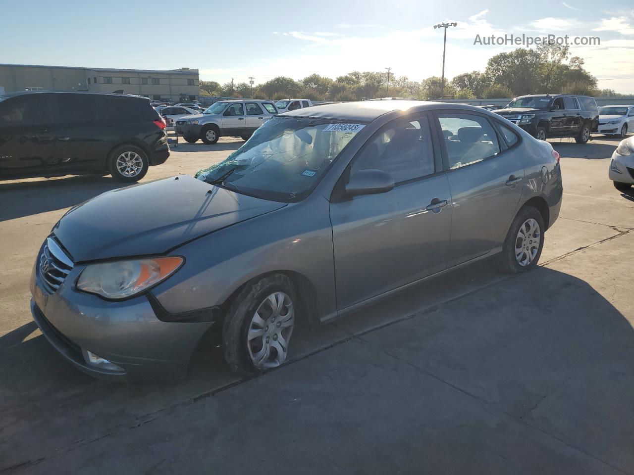 2010 Hyundai Elantra Blue Gray vin: KMHDU4AD8AU037625