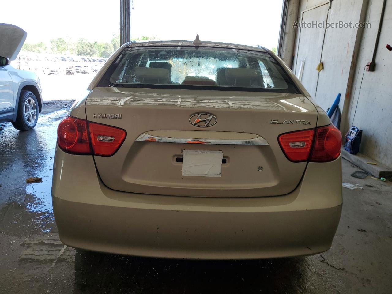 2010 Hyundai Elantra Blue Beige vin: KMHDU4AD8AU085724