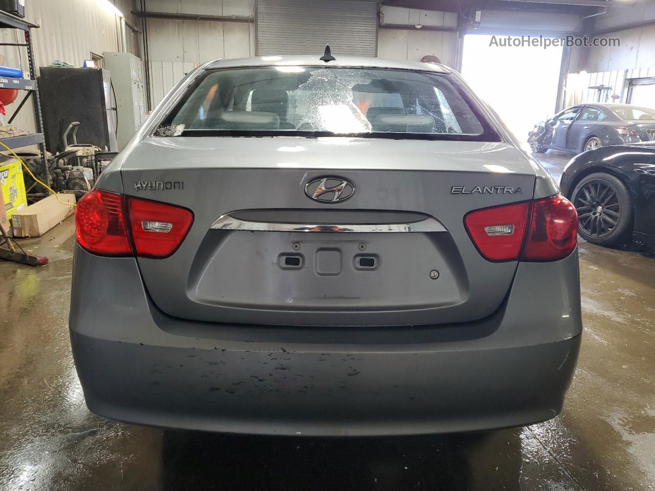 2010 Hyundai Elantra Blue Silver vin: KMHDU4AD8AU163175