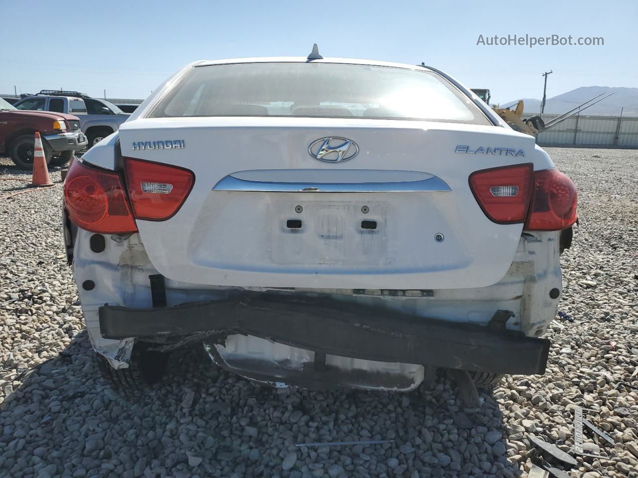 2010 Hyundai Elantra Blue White vin: KMHDU4AD8AU867019