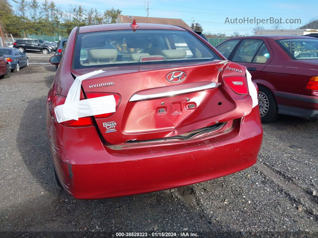 2010 Hyundai Elantra Gls Red vin: KMHDU4AD8AU877940