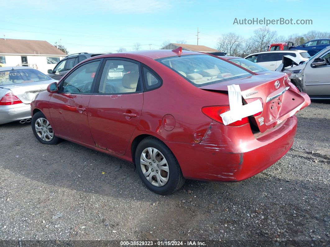 2010 Hyundai Elantra Gls Red vin: KMHDU4AD8AU877940