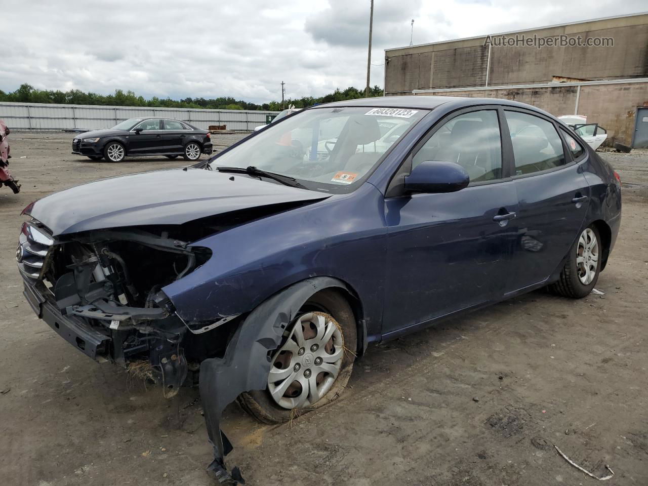 2010 Hyundai Elantra Blue Синий vin: KMHDU4AD8AU898609