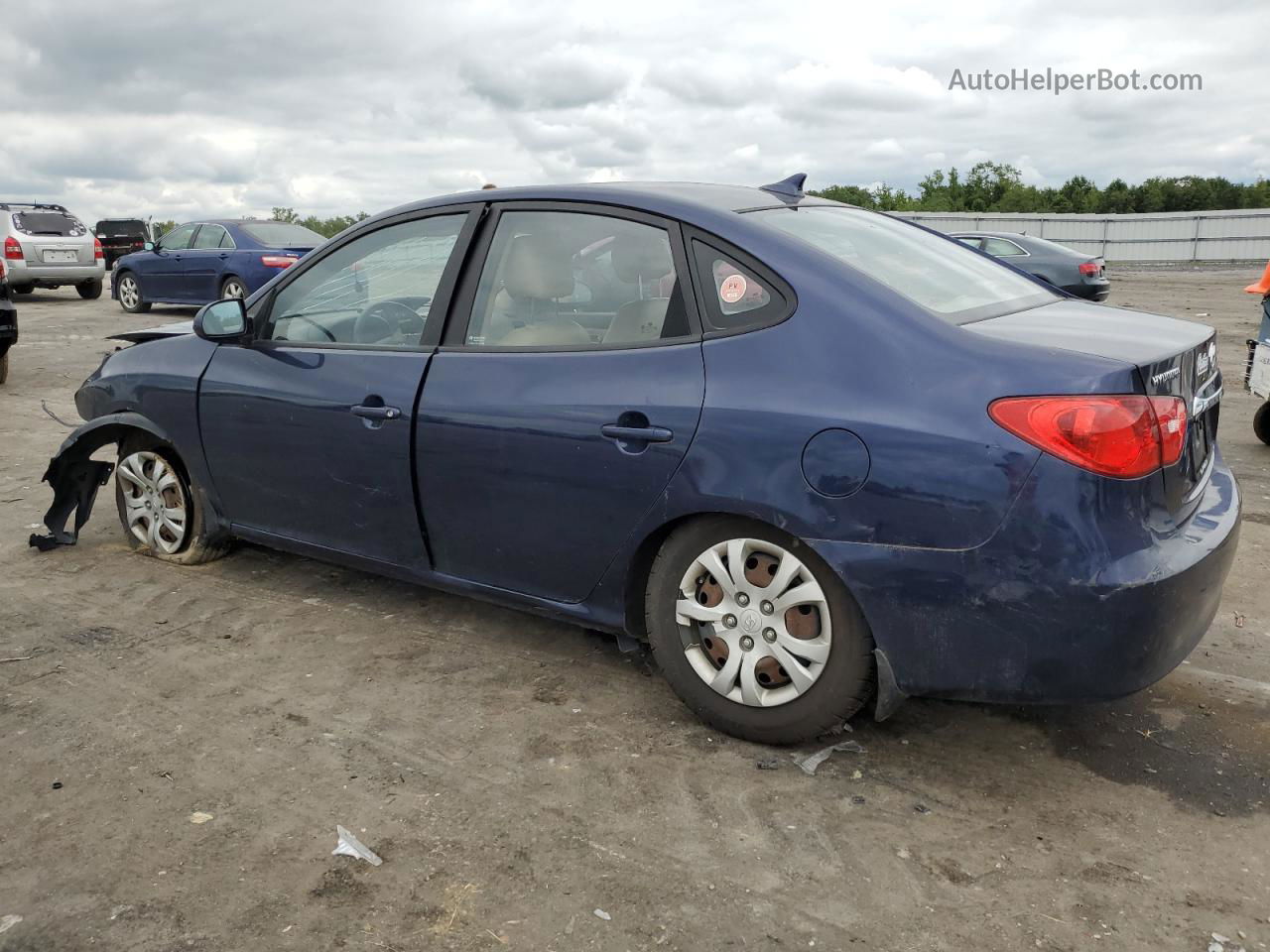 2010 Hyundai Elantra Blue Blue vin: KMHDU4AD8AU898609