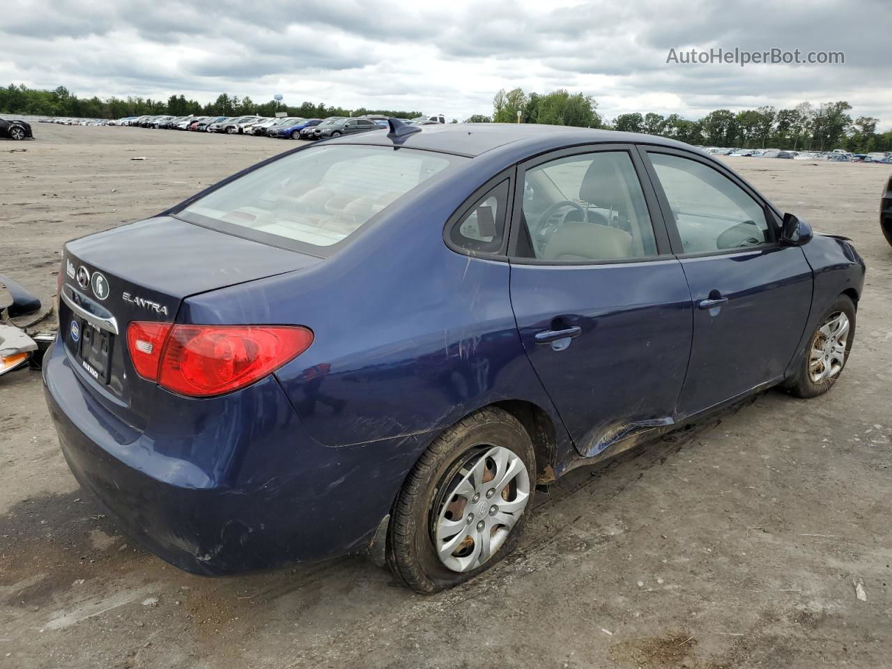 2010 Hyundai Elantra Blue Blue vin: KMHDU4AD8AU898609