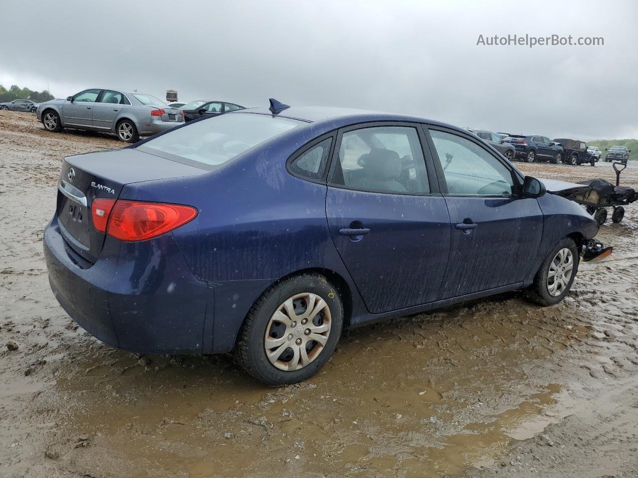 2010 Hyundai Elantra Blue Blue vin: KMHDU4AD8AU923198