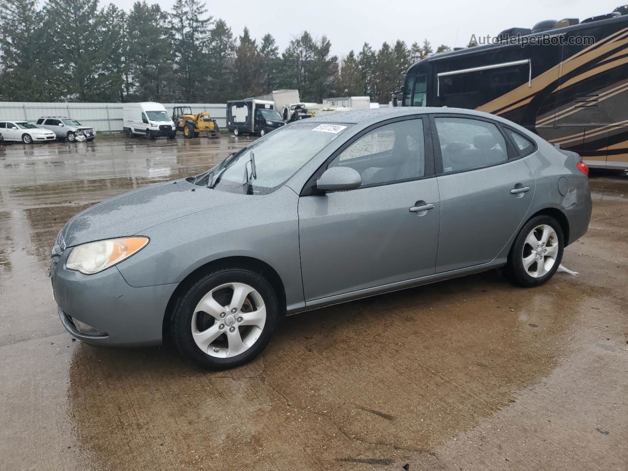 2010 Hyundai Elantra Blue Gray vin: KMHDU4AD8AU952913