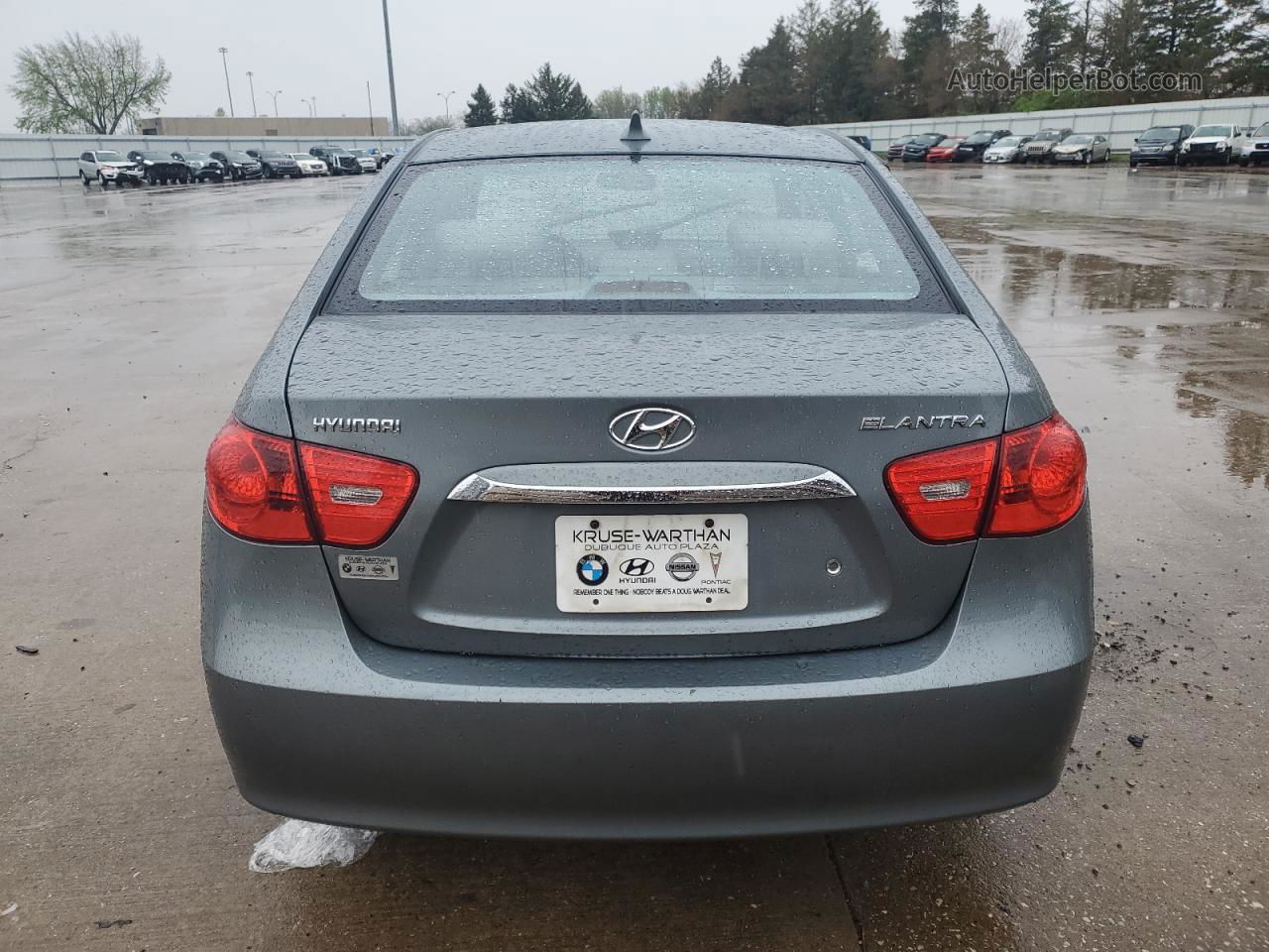 2010 Hyundai Elantra Blue Серый vin: KMHDU4AD8AU952913