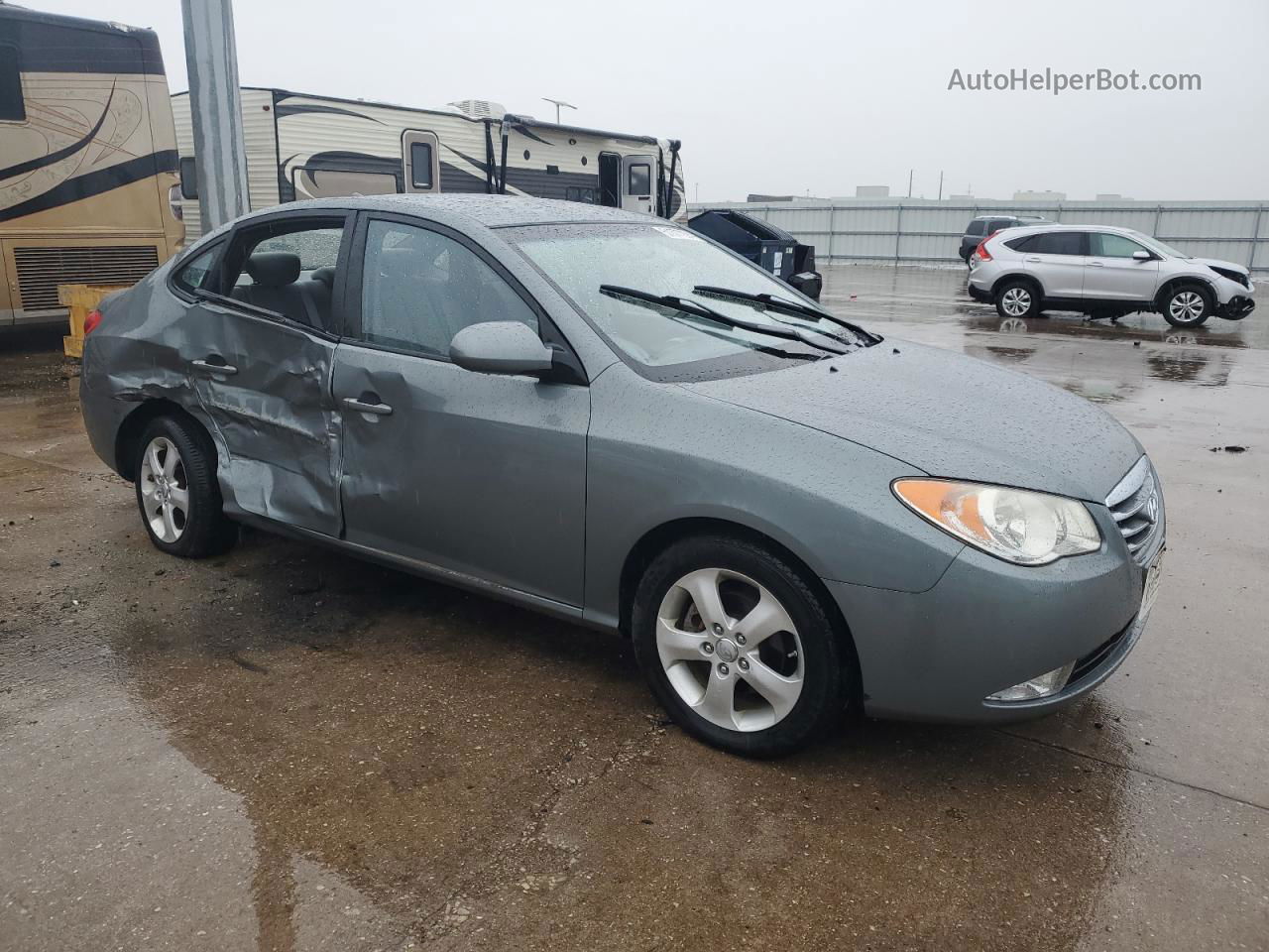 2010 Hyundai Elantra Blue Gray vin: KMHDU4AD8AU952913