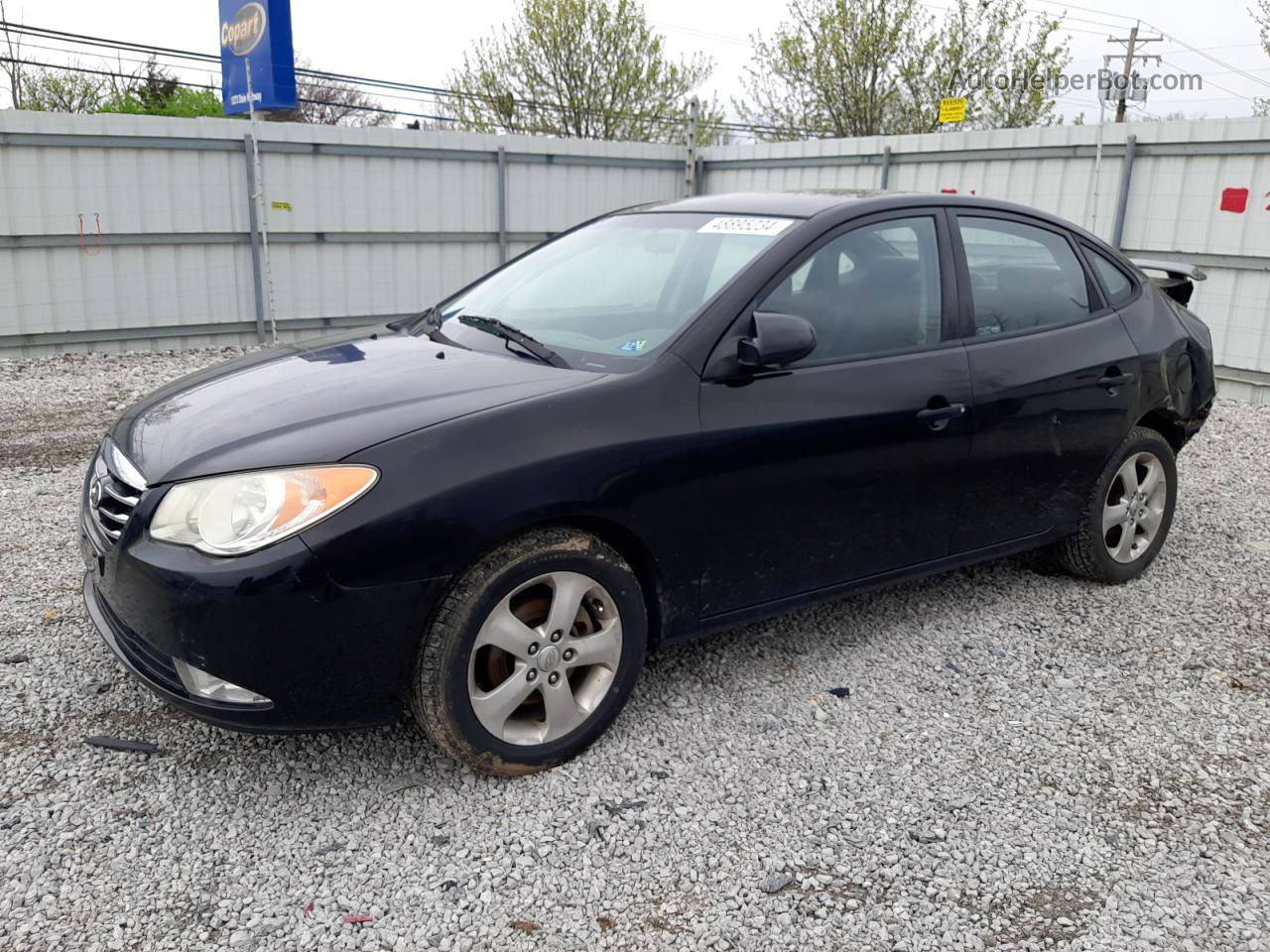 2010 Hyundai Elantra Blue Черный vin: KMHDU4AD9AU003581