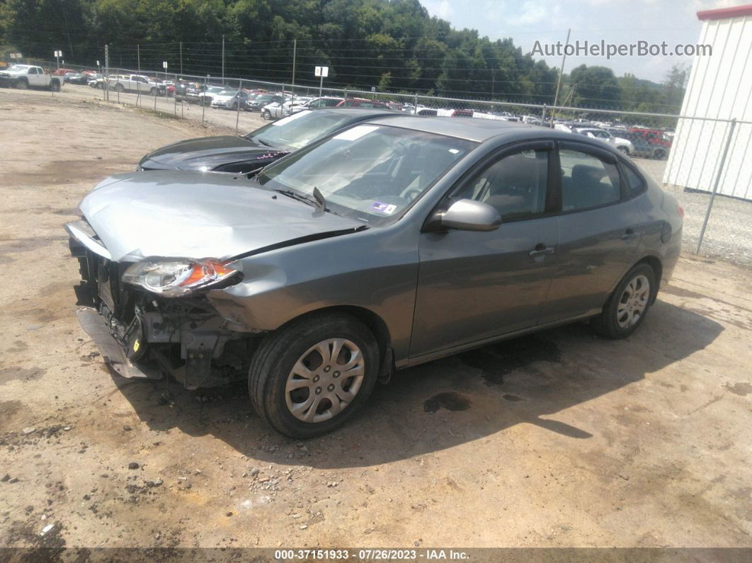 2010 Hyundai Elantra Gls Gray vin: KMHDU4AD9AU035205