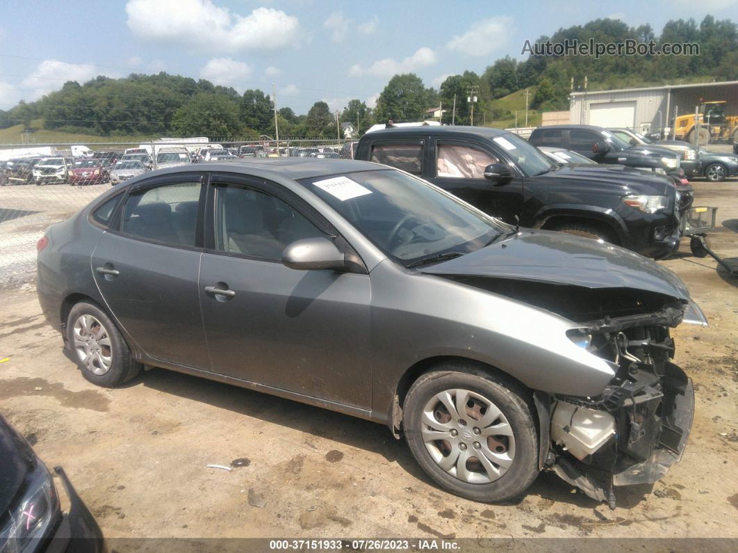 2010 Hyundai Elantra Gls Gray vin: KMHDU4AD9AU035205