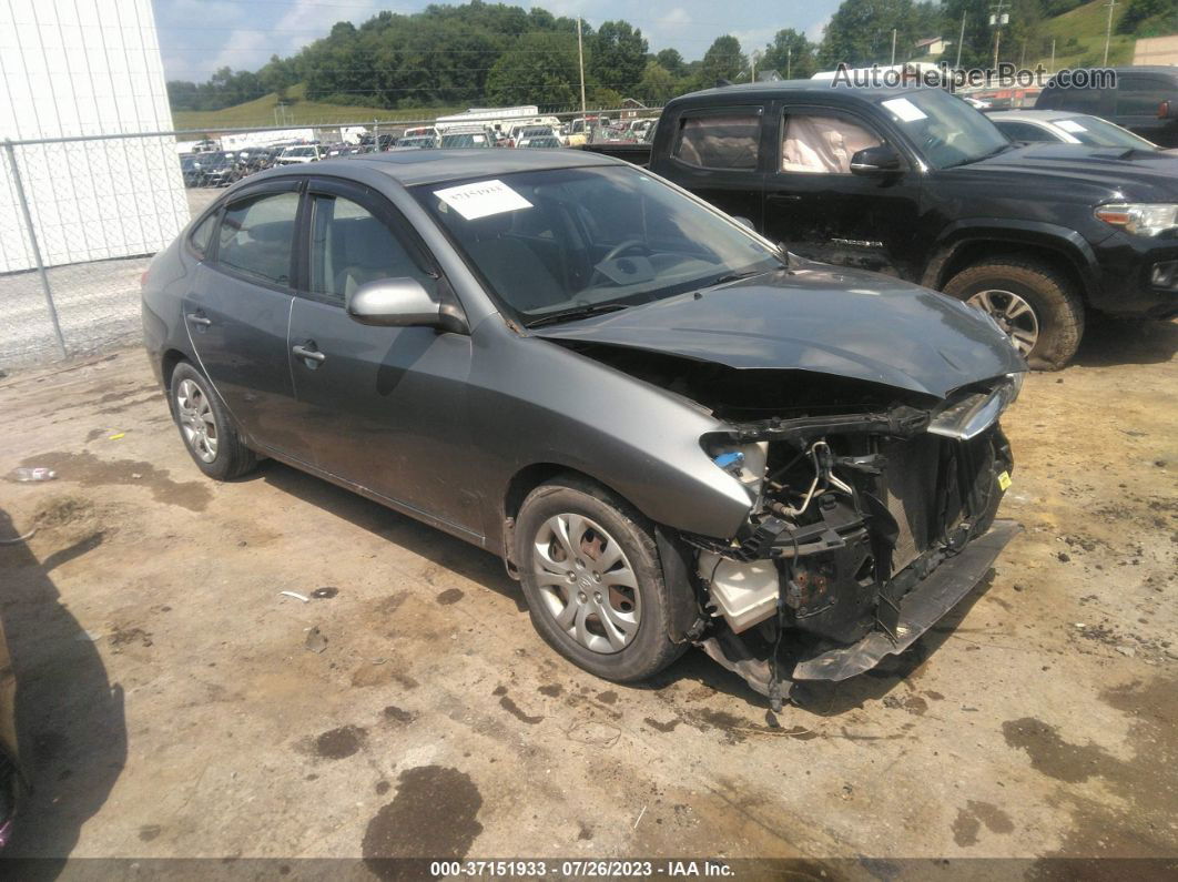 2010 Hyundai Elantra Gls Gray vin: KMHDU4AD9AU035205