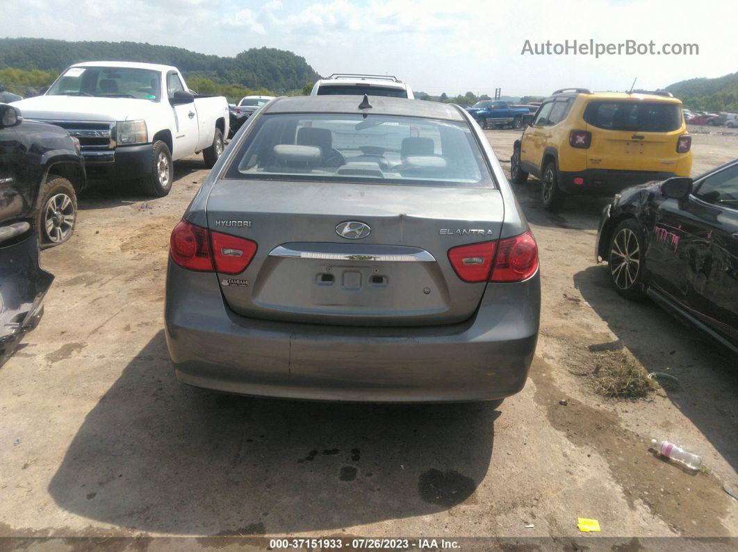 2010 Hyundai Elantra Gls Gray vin: KMHDU4AD9AU035205