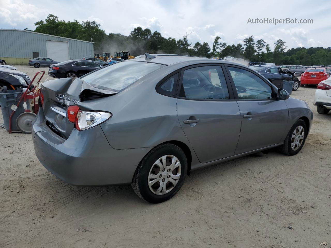 2010 Hyundai Elantra Blue Gray vin: KMHDU4AD9AU080774