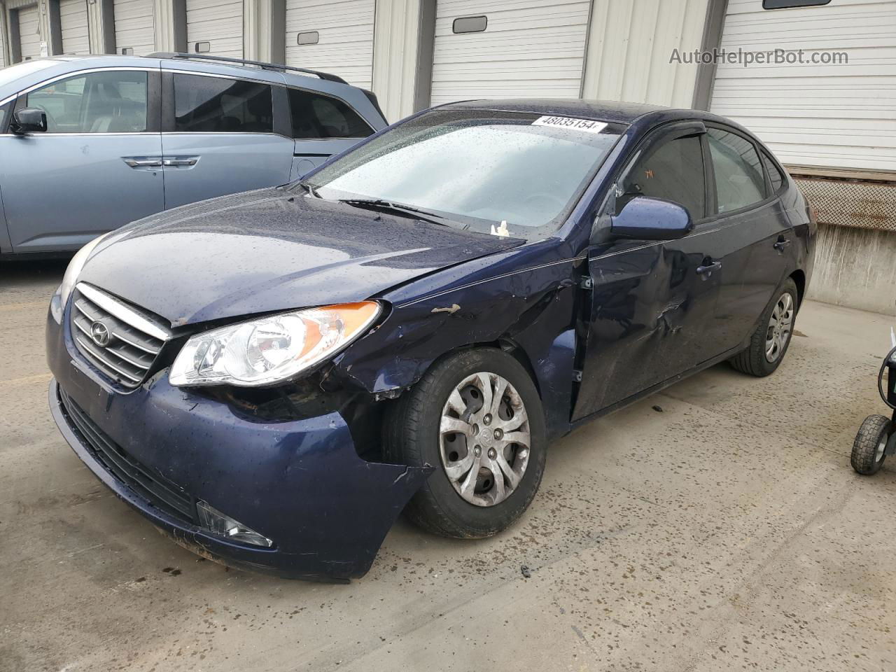 2010 Hyundai Elantra Blue Синий vin: KMHDU4AD9AU080838