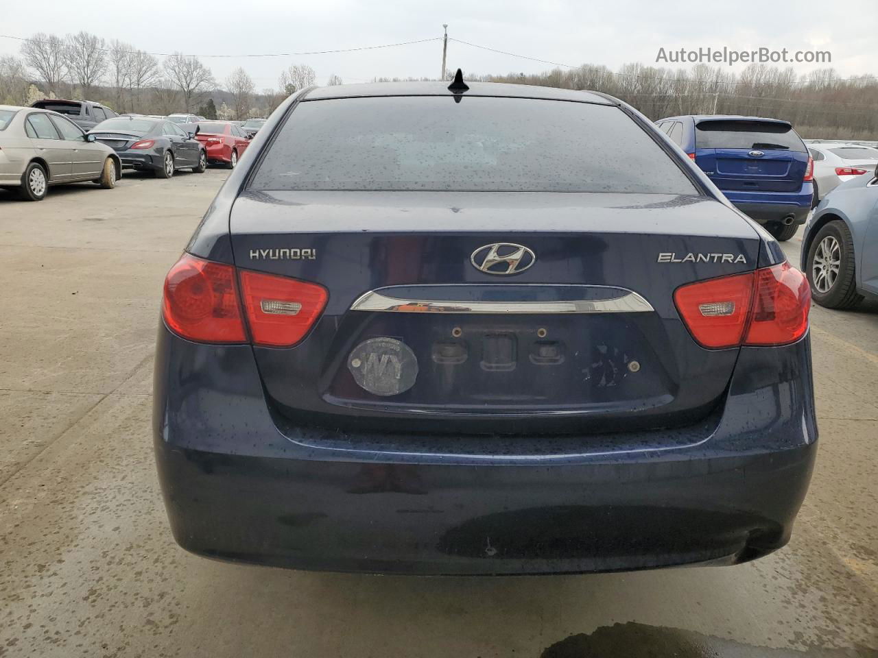 2010 Hyundai Elantra Blue Blue vin: KMHDU4AD9AU080838