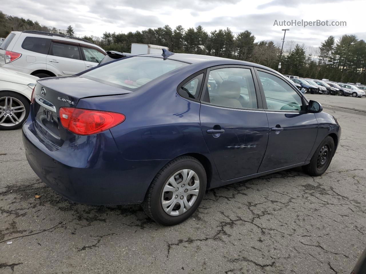 2010 Hyundai Elantra Blue Blue vin: KMHDU4AD9AU105060