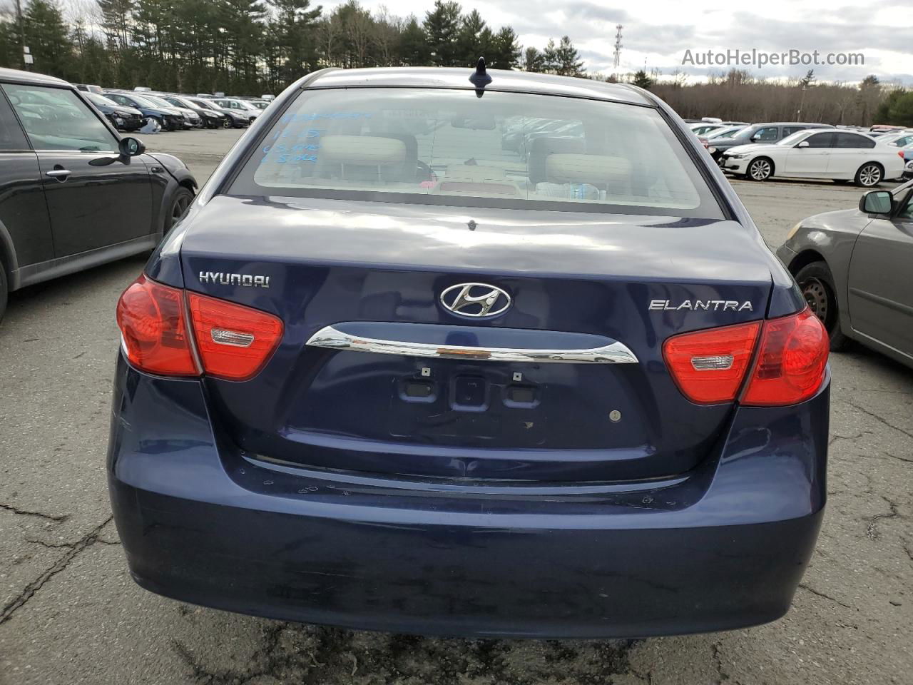 2010 Hyundai Elantra Blue Blue vin: KMHDU4AD9AU105060