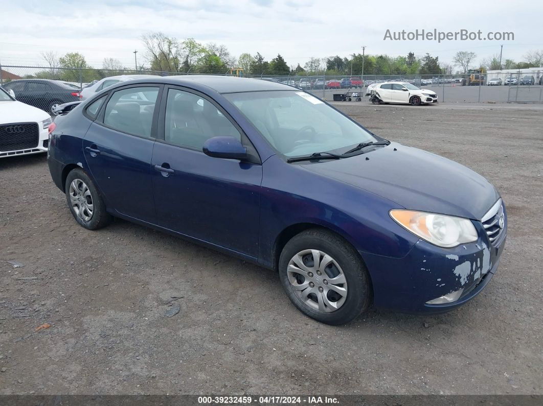 2010 Hyundai Elantra Gls Dark Blue vin: KMHDU4AD9AU130895