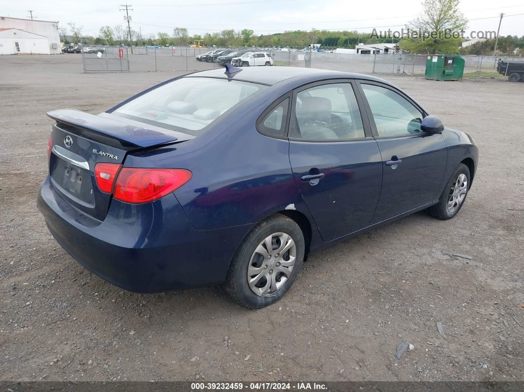 2010 Hyundai Elantra Gls Dark Blue vin: KMHDU4AD9AU130895