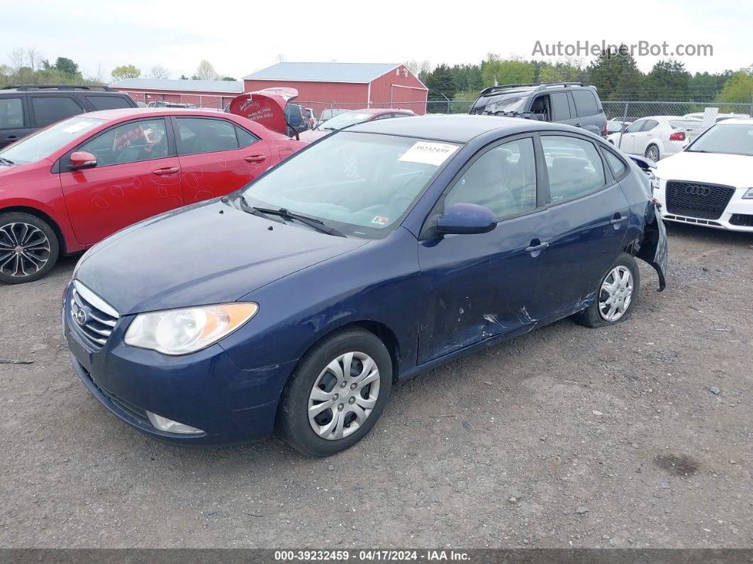 2010 Hyundai Elantra Gls Dark Blue vin: KMHDU4AD9AU130895