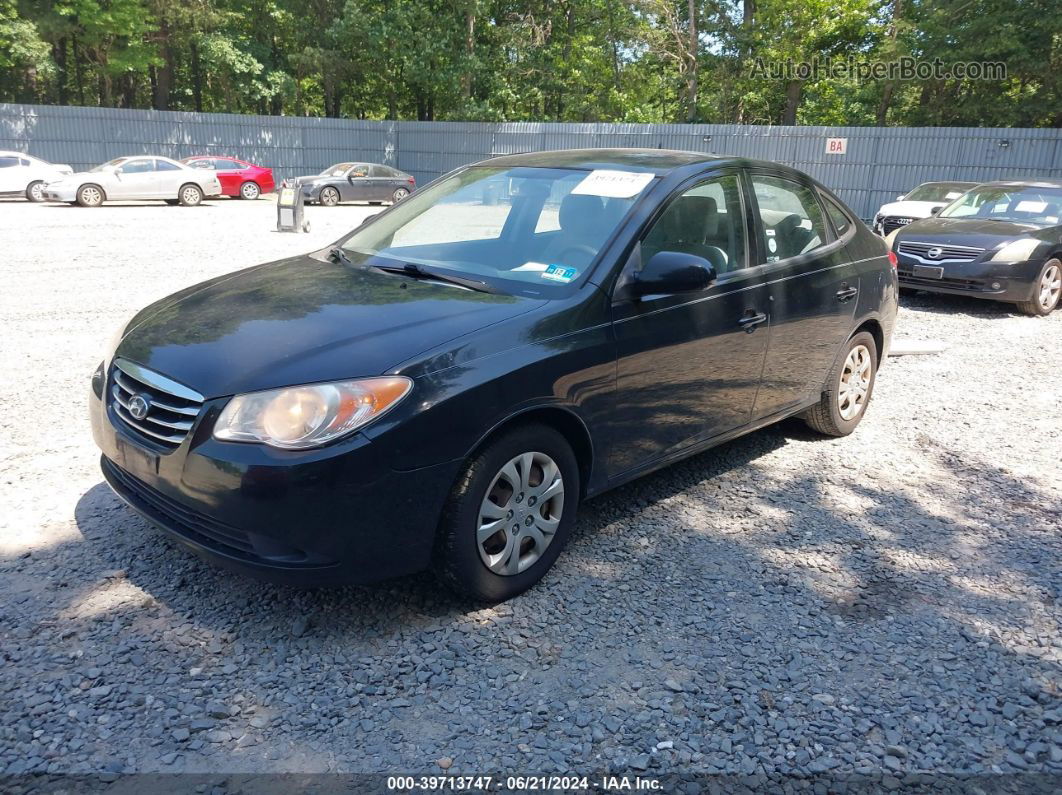 2010 Hyundai Elantra Blue Black vin: KMHDU4AD9AU152038