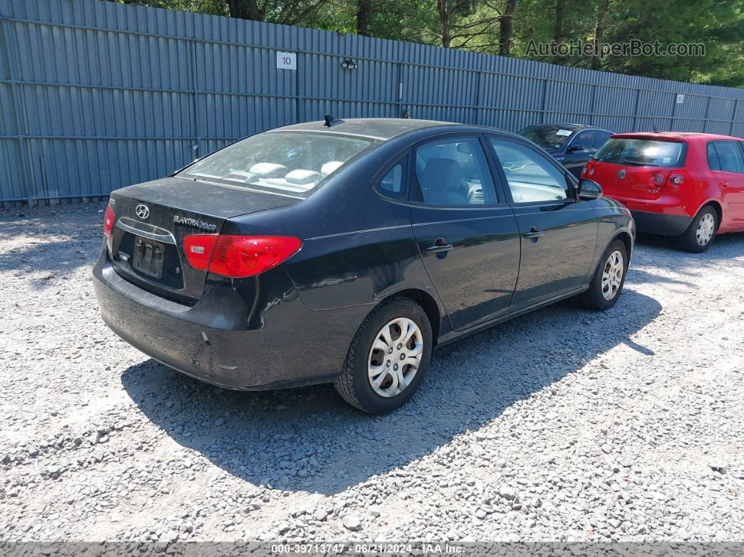 2010 Hyundai Elantra Blue Black vin: KMHDU4AD9AU152038