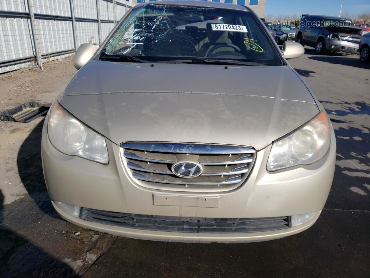 2010 Hyundai Elantra Blue Бежевый vin: KMHDU4AD9AU170975