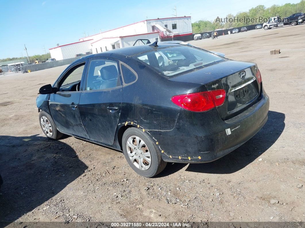 2010 Hyundai Elantra Gls Черный vin: KMHDU4AD9AU184679